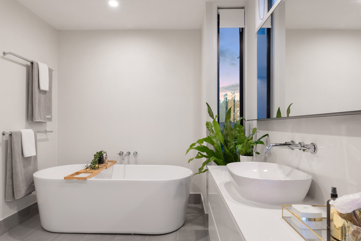 Modern bathroom remodel
